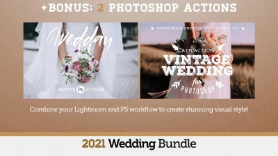 CreativeMarket 200 Wedding Presets Bundle 6172458