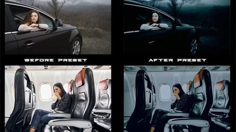 Black Luxury Mobile Desktop Lightroom Presets