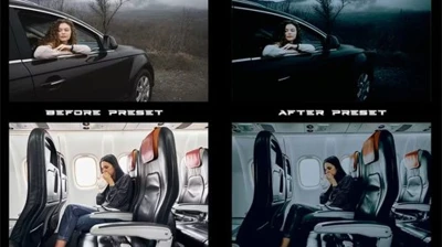 Black Luxury Mobile Desktop Lightroom Presets