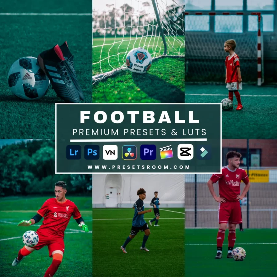 Presetsroom Football Lightroom Presets & LUTs Collection