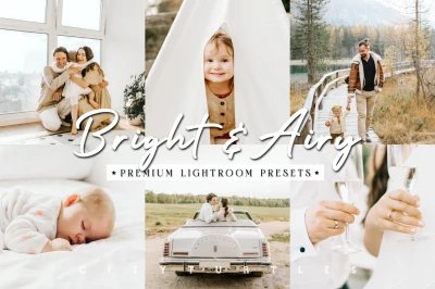 CityTurtles Bright Airy Clean Natural Portrait Lightroom Presets