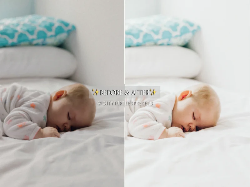CityTurtles Bright Airy Clean Natural Portrait Lightroom Presets