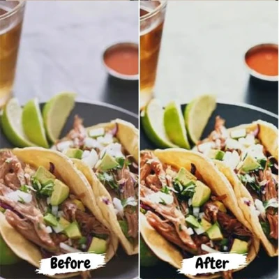 50 Food Mobile & Desktop Presets for Lightroom and LUTs
