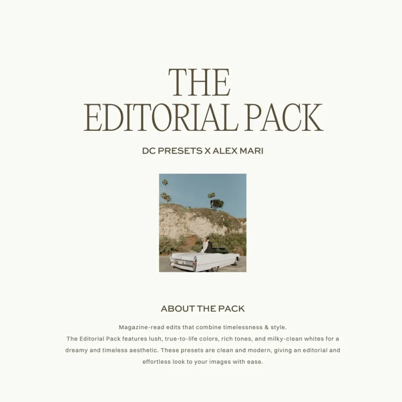 Dawn Charles x Alex Mari The Editorial Pack