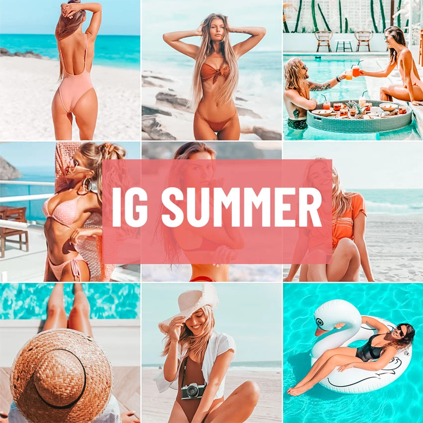 PSD Stack IG Summer Lightroom Presets Image 1